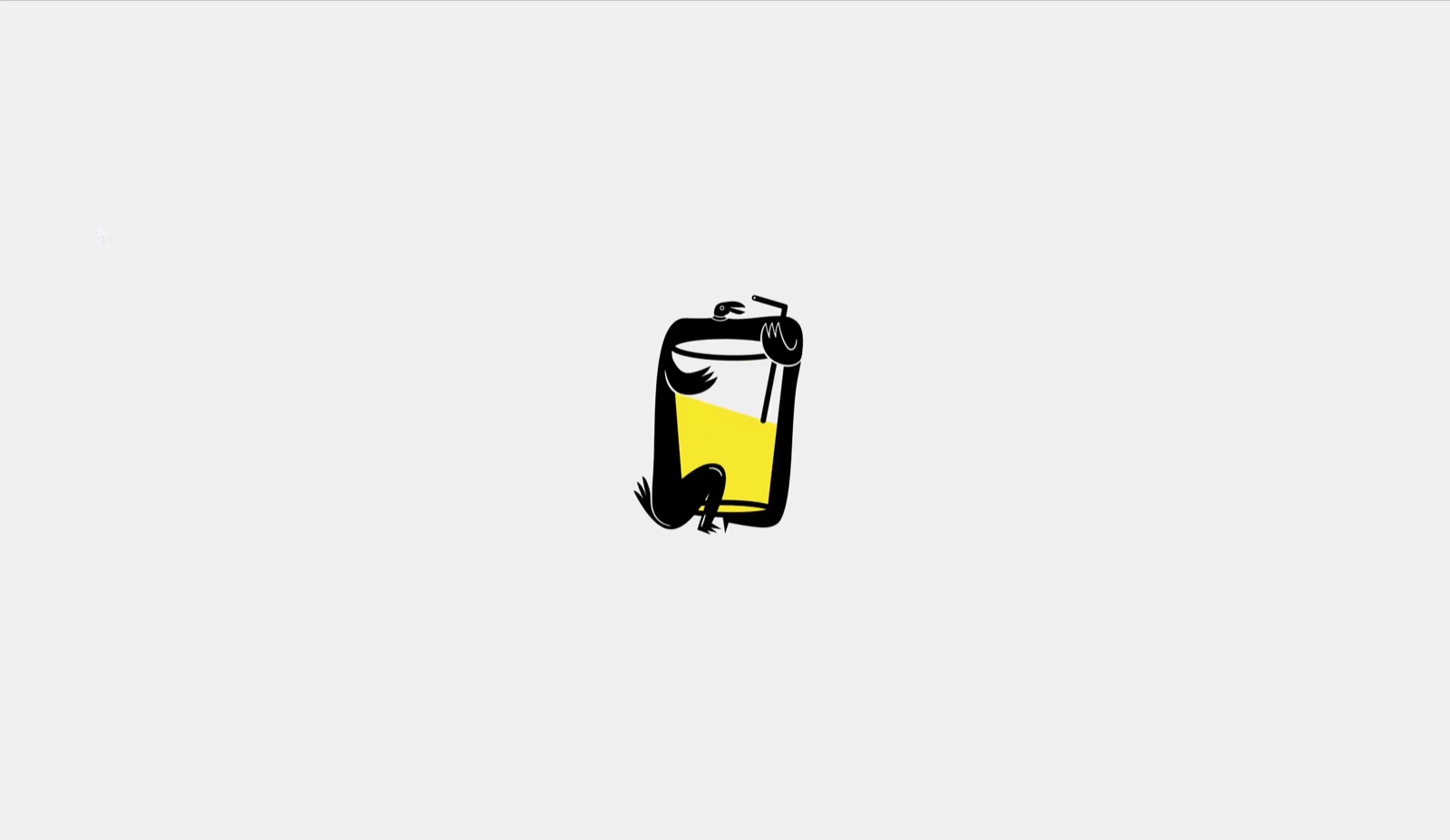 Animated The Bird mark on the gin bar website