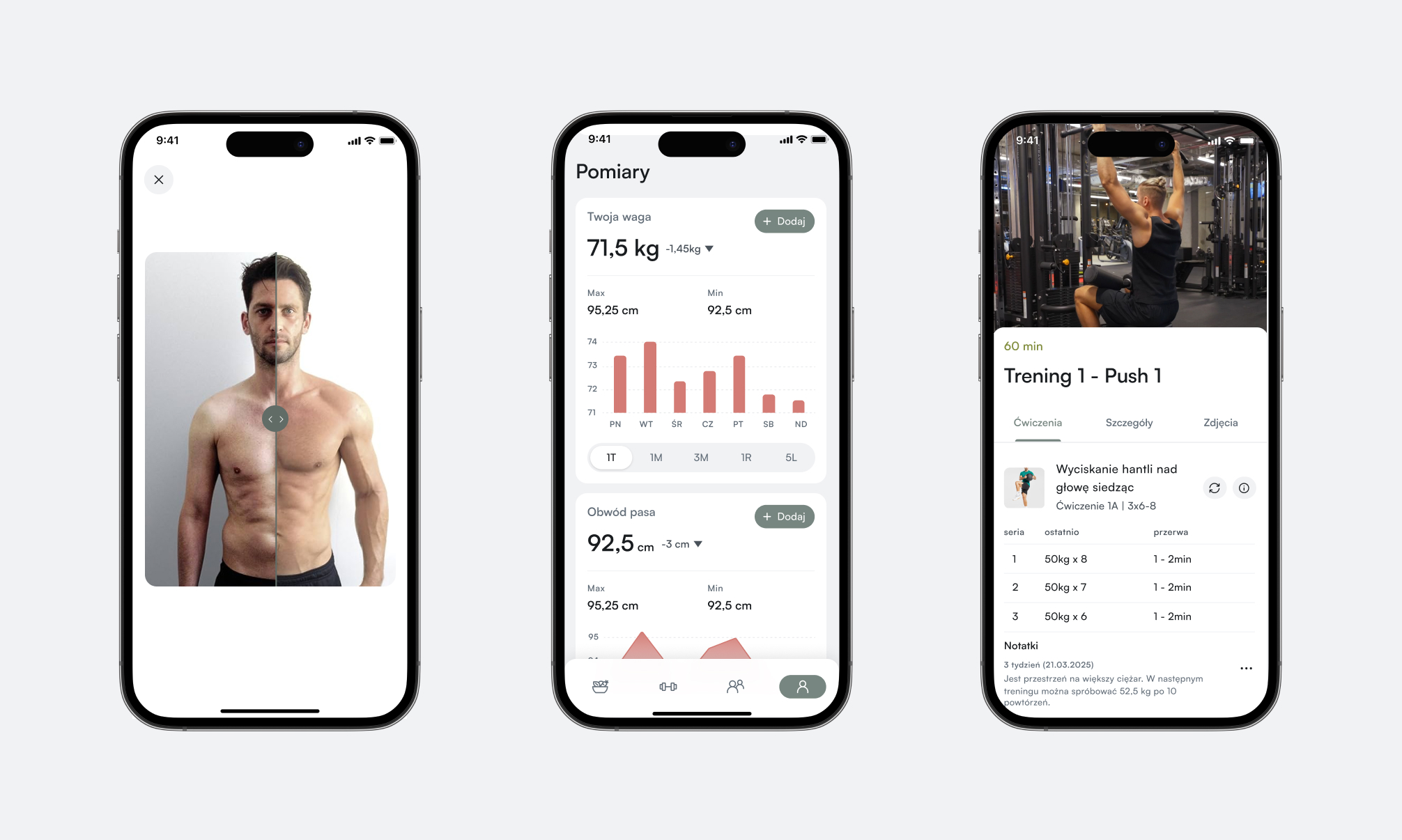 sledzenie nawykow aplikacja mobila Squares Agencja UX Wrocław